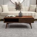 Caroline - Coffee Table - Walnut Brown by HouseOfZazla