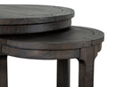 Boswell - Round Nesting End Table - Peppercorn