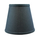 8"W x 7"H Textured Slate [Navy Blue] Clip-On Lamp shade
