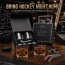 Hockey Whiskey Stones Set | 7pcs - 4 Hockey Puck Chill Stones