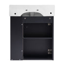Modern Floating Bathroom Vanity With Ceramic Basin Perfect For Small Bathrooms by HouseOfZazla
