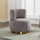 360 Degree Swivel Cuddle Barrel Accent Sofa Chair by Unique Piece Furniture