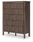 Pamytta - Five Drawer Wide Chest - Brown by Unique Piece Furniture