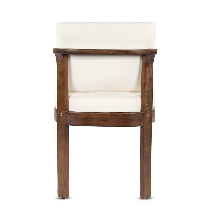 Acacia Wood Outdoor Dining Chair (Set of 2), photo 10 of 10