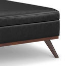Owen - Multifunctional Square Coffee Table Storage Ottoman by Unique Piece Furniture
