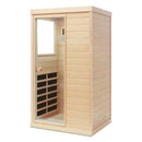 Hemlock Mini 1 Person Far Infrared Door Indoor Sauna Room by HouseOfZazla