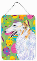 Borzoi Easter Eggtravaganza Aluminium Metal Wall or Door Hanging Prints