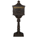 Cast Aluminum Mail Box, Postal Box, Mailbox by Unique Piece Furniture