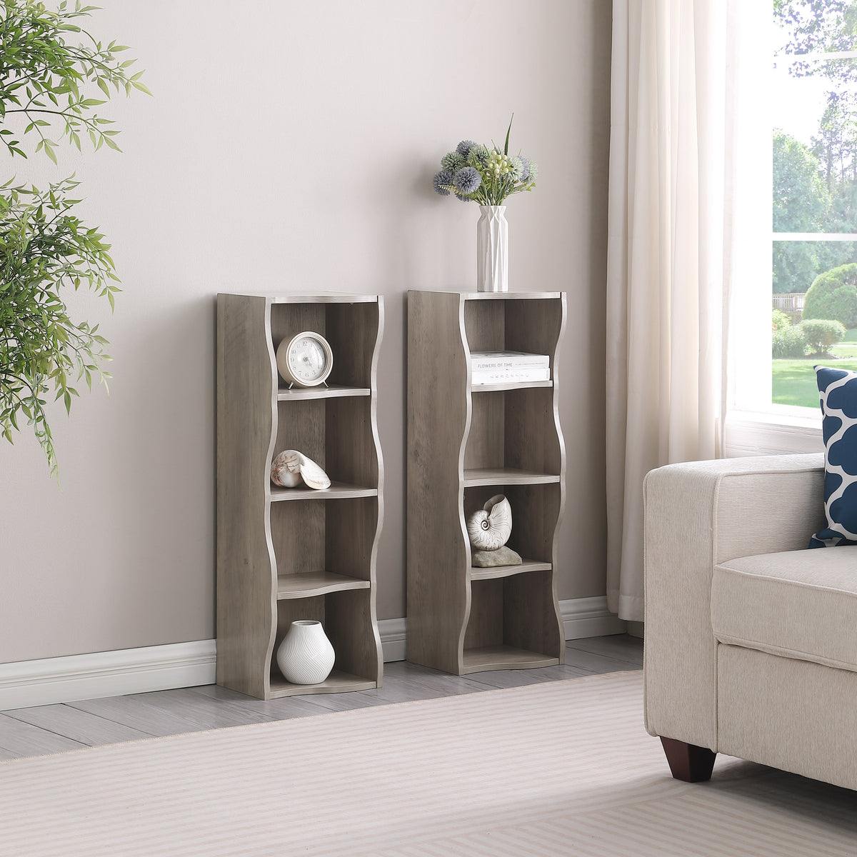 8-Layer Adjustable Shelf Ultra-Thin Bookshelf, photo 8 of 9