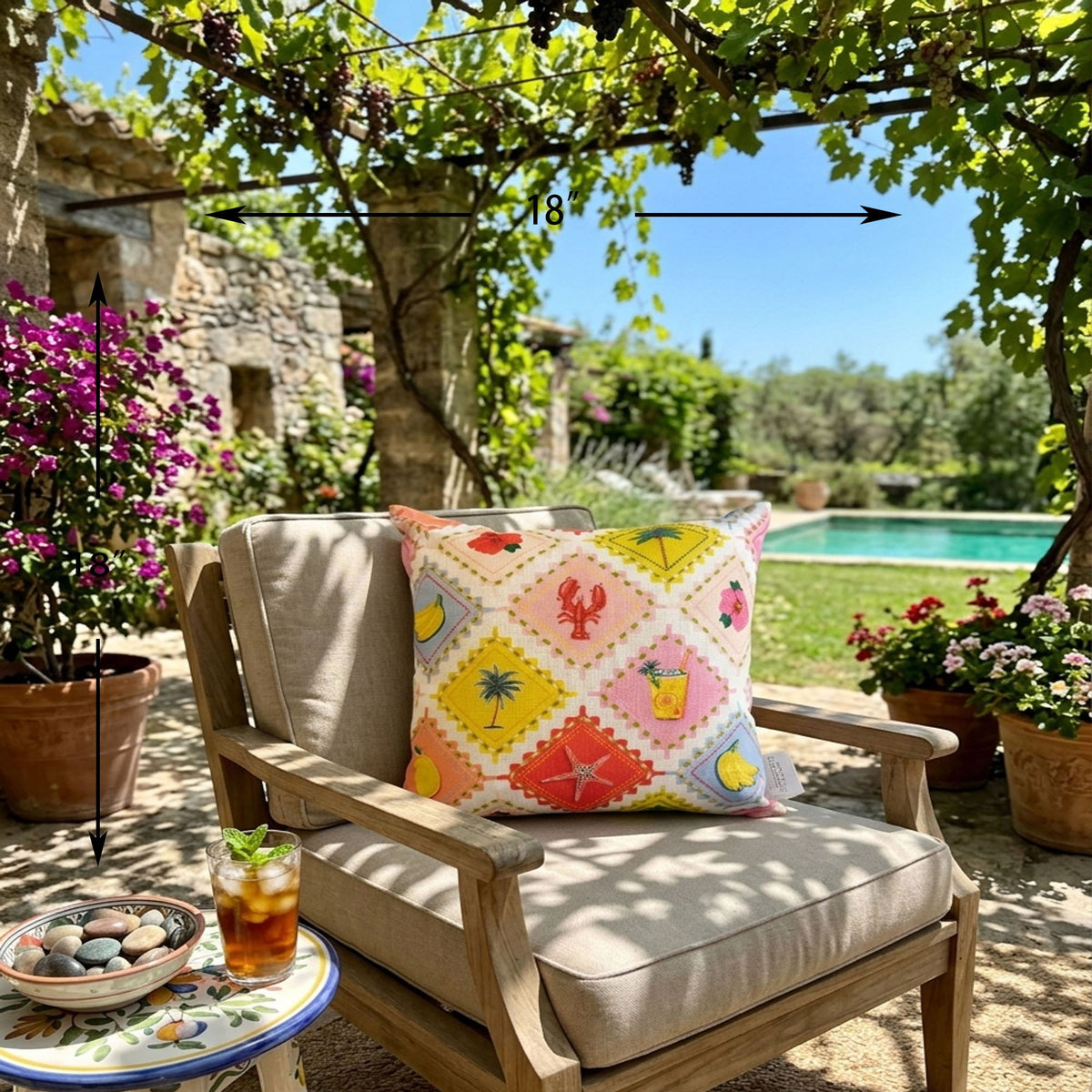 Outdoor Pillows, Weather Resistant (Set of 2) - Multi, photo 3 of 5