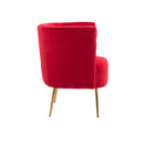 Accent Chair, leisure single chair with Golden feet