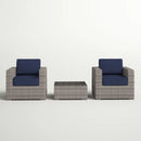2 Person Seating Set With Cushions by HouseOfZazla