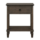 Victoria - Bedside Table With Drawer And Shelf by HouseOfZazla