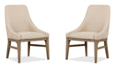 Tristan - Upholstered Arm Chair (Set of 2) - Swiss Coffee by Unique Piece Furniture