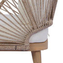 4-Piece Acacia Wood Patio Seating Set