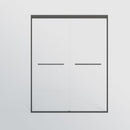 Double Sliding Shower Door, Semi-Frameless Bypass Bathroom Sliding Door With 1/4" (6 Mm) Tempered Glass For Walk-In Shower by HouseOfZazla