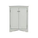 Triangle Bathroom Storage Cabinet With Adjustable Shelves, Freestanding Floor Cabinet For Home Kitchen by Unique Piece Furniture