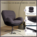 360° Swivel Office Chair, No Wheels by HouseOfZazla