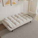 Sofa Soft Two Armrests Throw Pillow Pillow Comfortable Fit Apartment Bedroom Small Space by HouseOfZazla