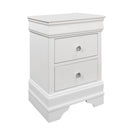 Shaker - Crocodile Metallic Nightstand by Unique Piece Furniture