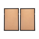 Leaf Shadow Box Wall Decor (Set of 2) - White / Gray by HouseOfZazla