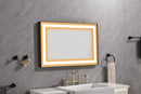 36x24 LED Lighted Bathroom Wall Mounted Mirror with High Lumen+Anti-Fog Separately Control