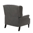 Dunham Contemporary Fabric Tufted Oversized Pushback Recliner