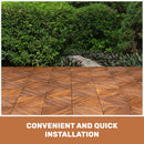 Interlocking Deck Tiles, Diagonal Pattern Outdoor Decking by HouseOfZazla