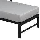 U_style Outdoor L-Shaped Sofa with Iron Frame,Weather-Resistant Patio Sofa Set with Ultra-Thick Cushions,Comfortable Seating for 3,Ideal for Patio, Balcony,and Garden by Montret