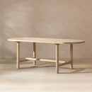 Milo - 8 Seat Oval Dining Table - Natural by HouseOfZazla