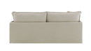 Upendo - Pattern Linen Sofa With 2 Toss Pillows - Beige by HouseOfZazla