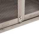 Farmhouse Dog Cage Crate Furniture with Sliding Barn Door