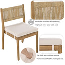 U_Style Multi-Person Outdoor Acacia Wood Dining Table and Chair Set by HouseOfZazla