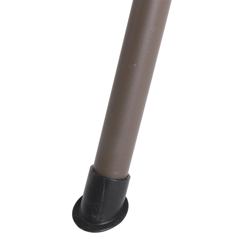 3 Person Outdoor Patio Swing, Steel Frame Textilene Seats Steel Frame Swing Chair, Beige