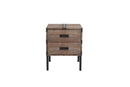Trunk Table And Side Table With Large Storage Dress Up Your Liviing Room (Set of 3) - Antique Gray by HouseOfZazla