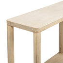 Milo - Console Table With Lower Shelf - Natural by HouseOfZazla