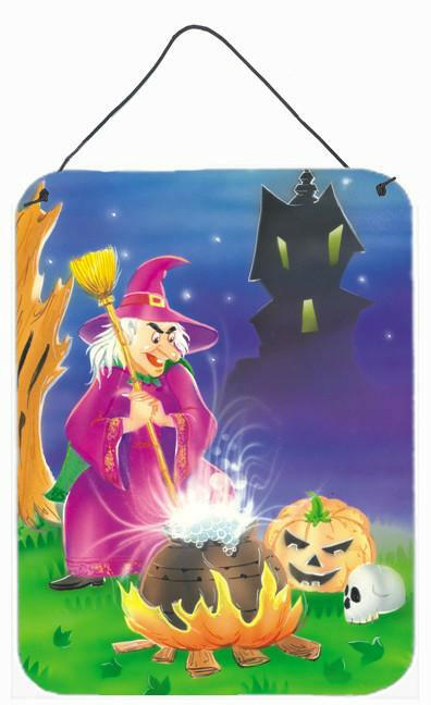 Witch and her Castle Wall or Door Hanging Prints APH2989DS1216