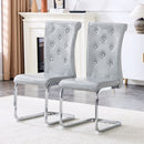 Elegant Design Upholstered Dining Chairs by HouseOfZazla