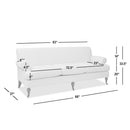 Alana Lawson - Modern Three Cushion Tightback Sofa by HouseOfZazla