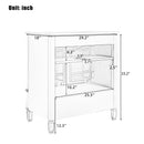 Bathroom Vanity With Sink, Soft Closing Door, Multi Functional Storage by HouseOfZazla