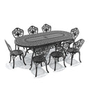 9-Piece Set Of All-Weather Cast Aluminum Dining Furniture Set With