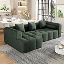 Sectional Free Combined Sofa With 2 Side Pockets by HouseOfZazla