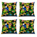 6 Pack Outdoor Pillow Covers - Water-Repellent Decorative Cushion Covers