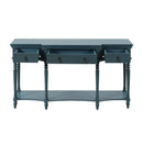 Retro Console Table With 3 Soft Close Drawers by HouseOfZazla