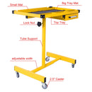 Adjustable Tear Down Work Table With Drawer For Garages, Repair Shops, And Diy, Portable, (4) 2.5" Swivel Casters, 220 Pound Capacity, Rubber Corners, Heavy Duty Steel by HouseOfZazla