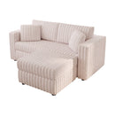 75.6" Soft Modular 2-Person Sofa with Hydraulic Lift