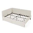 Upholstered Platform Bed Frame With 2 Storage Drawers And Adjustable Sofa Bed by HouseOfZazla