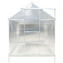 Polycarbonate house, Heavy Duty Outdoor Aluminum Walk-In House Kit With Rain Gutter, Vent And Door For Backyard Garden by HouseOfZazla