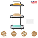 Soap Dish Soap Bar Holder Square Soap Rack Wall Mounted S Bar Shower Bathroom Self with 2 Hooks Clear Trays