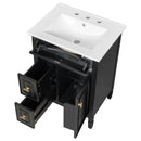 24-Inch Bathroom Vanity with Sink and Solid Wood Cabinet by HouseOfZazla